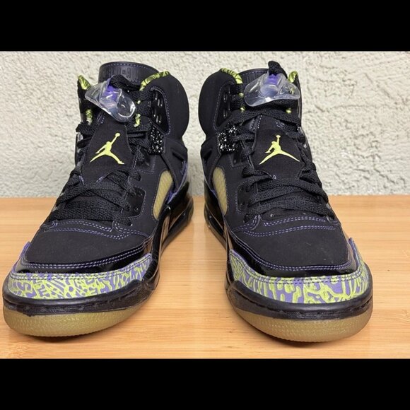 Size 10 - Jordan Spizike Citron 2008 Pure‎ Purple 315371-031